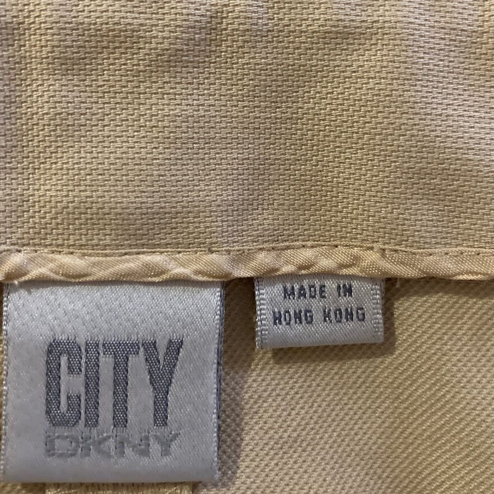CITY DKNY Casual Beige Stretch Skirt Size 2 - Picture 10 of 10